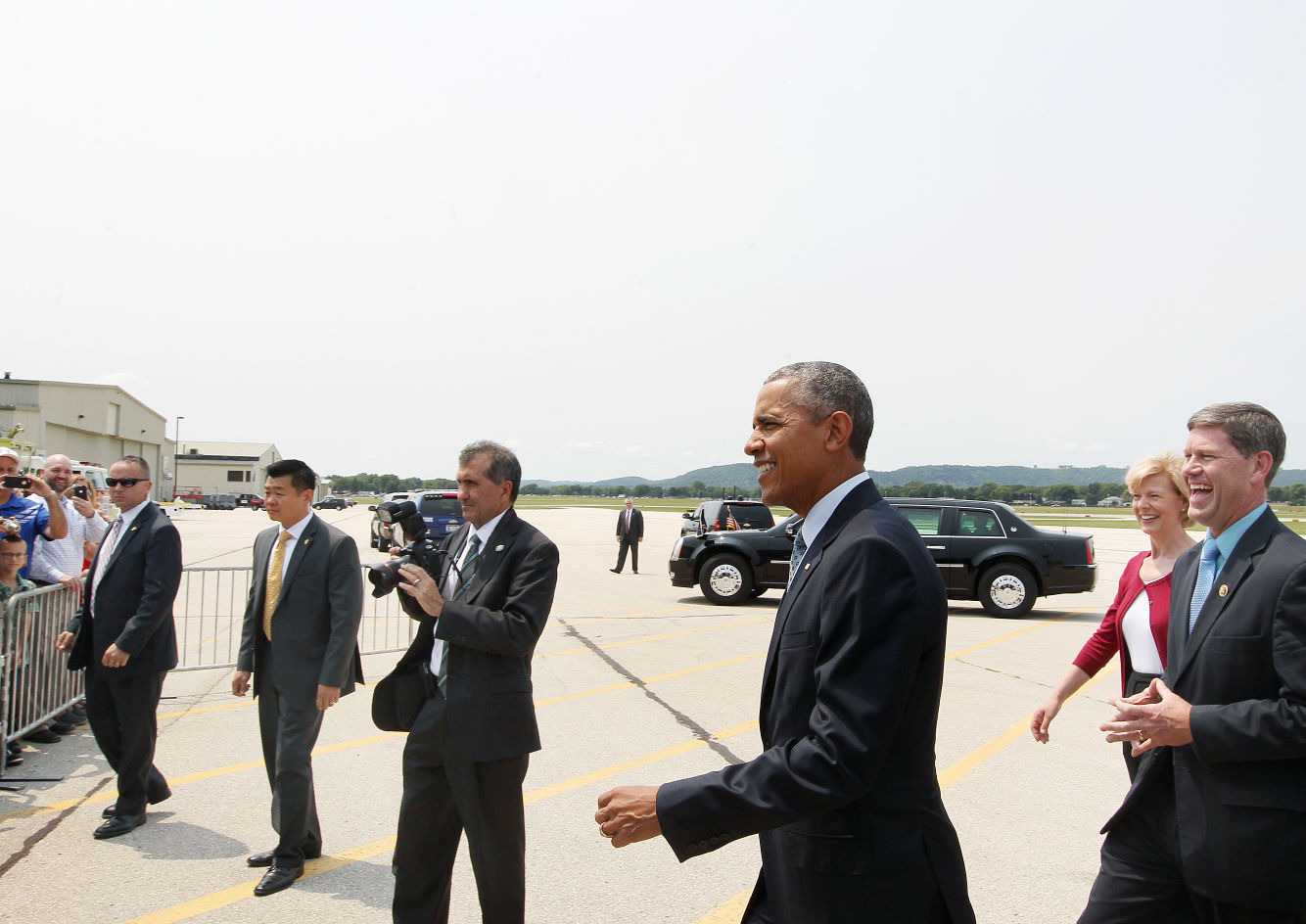2015: President Barack Obama in La Crosse